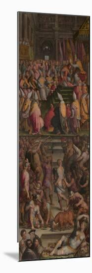 Pope Clement VII Crowned Charles V in Bologna, 1556-1562-Giorgio Vasari-Mounted Giclee Print