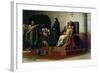 Pope Formosus (816-896) and Pope Stephen VI in 897-Jean Paul Laurens-Framed Giclee Print