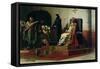Pope Formosus (816-896) and Pope Stephen VI in 897-Jean Paul Laurens-Framed Stretched Canvas