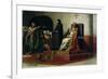 Pope Formosus (816-896) and Pope Stephen VI in 897-Jean Paul Laurens-Framed Giclee Print