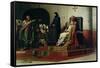 Pope Formosus (816-896) and Pope Stephen VI in 897-Jean Paul Laurens-Framed Stretched Canvas