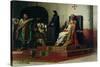 Pope Formosus (816-896) and Pope Stephen VI in 897-Jean Paul Laurens-Stretched Canvas