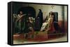 Pope Formosus (816-896) and Pope Stephen VI in 897-Jean Paul Laurens-Framed Stretched Canvas