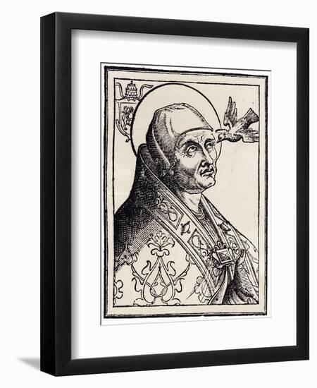 Pope Gregory I the Great-null-Framed Premium Giclee Print