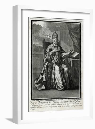 Pope Gregory I-null-Framed Art Print