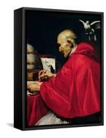 Pope Gregory the Great-Carlo Saraceni-Framed Stretched Canvas