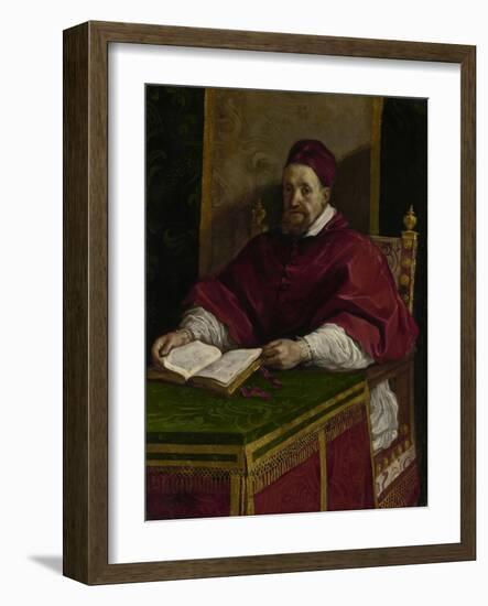 Pope Gregory XV, c.1622-23-Guercino-Framed Giclee Print