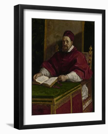 Pope Gregory XV, c.1622-23-Guercino-Framed Giclee Print