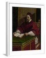 Pope Gregory XV, c.1622-23-Guercino-Framed Giclee Print