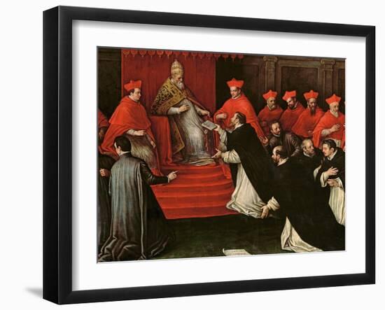Pope Honorius III (1148-1227) Approving the Order of St. Dominic in 1216 (Detail)-Leandro Da Ponte Bassano-Framed Giclee Print