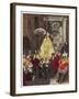 Pope in Procession-Yves Brayer-Framed Art Print