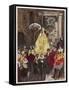 Pope in Procession-Yves Brayer-Framed Stretched Canvas