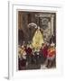 Pope in Procession-Yves Brayer-Framed Art Print