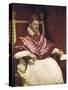 Pope Innocent X-Diego Velazquez-Stretched Canvas