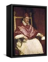 Pope Innocent X-Diego Velazquez-Framed Stretched Canvas