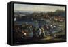 Pope Innocent XII Visiting Anzio Port-Giovanni Reder-Framed Stretched Canvas