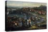 Pope Innocent XII Visiting Anzio Port-Giovanni Reder-Stretched Canvas