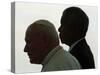 Pope John Paul II and South African President Nelson Mandela-null-Stretched Canvas