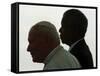 Pope John Paul II and South African President Nelson Mandela-null-Framed Stretched Canvas