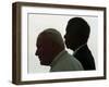 Pope John Paul II and South African President Nelson Mandela-null-Framed Photographic Print