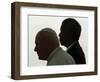 Pope John Paul II and South African President Nelson Mandela-null-Framed Photographic Print