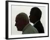 Pope John Paul II and South African President Nelson Mandela-null-Framed Photographic Print