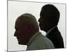Pope John Paul II and South African President Nelson Mandela-null-Mounted Photographic Print