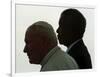 Pope John Paul II and South African President Nelson Mandela-null-Framed Photographic Print