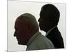 Pope John Paul II and South African President Nelson Mandela-null-Mounted Photographic Print