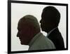 Pope John Paul II and South African President Nelson Mandela-null-Framed Photographic Print