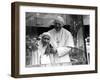 Pope John Paul II Holds His Arm Around Mother Teresa-null-Framed Premium Photographic Print