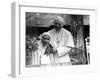 Pope John Paul II Holds His Arm Around Mother Teresa-null-Framed Premium Photographic Print