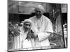 Pope John Paul II Holds His Arm Around Mother Teresa-null-Mounted Premium Photographic Print