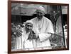 Pope John Paul II Holds His Arm Around Mother Teresa-null-Framed Photographic Print