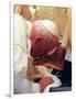 Pope John Paul II Kisses the Foot of a Clergyman-null-Framed Photographic Print