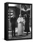 Pope John Paul II Meets with Prince Charles and Princess Diana in the Vatican-null-Framed Stretched Canvas