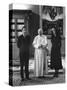 Pope John Paul II Meets with Prince Charles and Princess Diana in the Vatican-null-Stretched Canvas