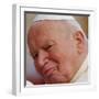 Pope John Paul II, on His Popemobile, During the Weekly General Audience in St. Peter's Square, at -null-Framed Photographic Print