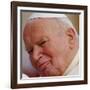 Pope John Paul II, on His Popemobile, During the Weekly General Audience in St. Peter's Square, at -null-Framed Photographic Print