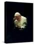 Pope John Paul II Reading a Prayer-null-Stretched Canvas