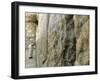 Pope John Paul II Rests His Hand on the Western Wall-null-Framed Premium Photographic Print