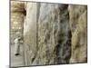 Pope John Paul II Rests His Hand on the Western Wall-null-Mounted Premium Photographic Print