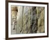 Pope John Paul II Rests His Hand on the Western Wall-null-Framed Photographic Print