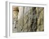 Pope John Paul II Rests His Hand on the Western Wall-null-Framed Photographic Print