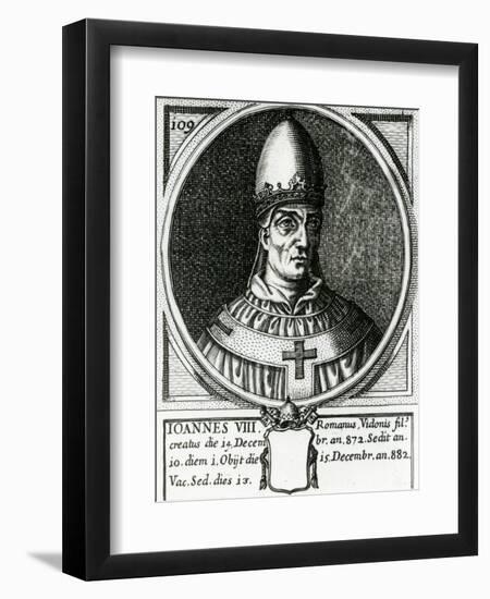 Pope John VIII (820-82)-null-Framed Giclee Print