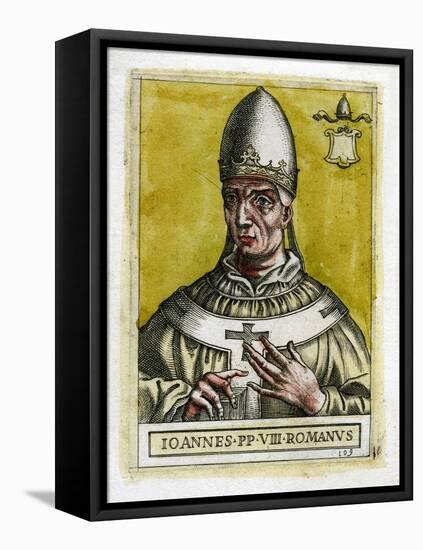 Pope John VIII-null-Framed Stretched Canvas