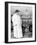 Pope John XXIII on the Terrace of a IX-Century Tower in the Vatican Gardens April 15, 1963-null-Framed Photographic Print