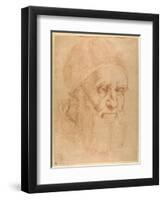 Pope Julius II, after a Cartoon by Raphael-Raphael-Framed Giclee Print