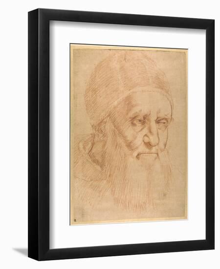 Pope Julius II, after a Cartoon by Raphael-Raphael-Framed Giclee Print