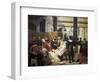 Pope Julius II Ordering Bramante, Michelangelo and Raphael to Construct the Vatican and St-Horace Vernet-Framed Art Print